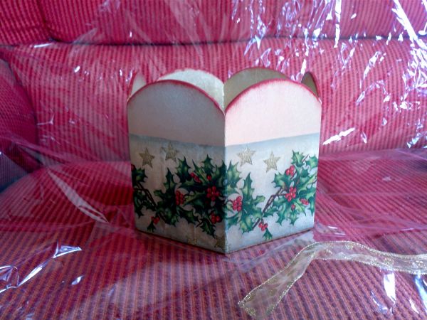 Porta Panetone Decorado