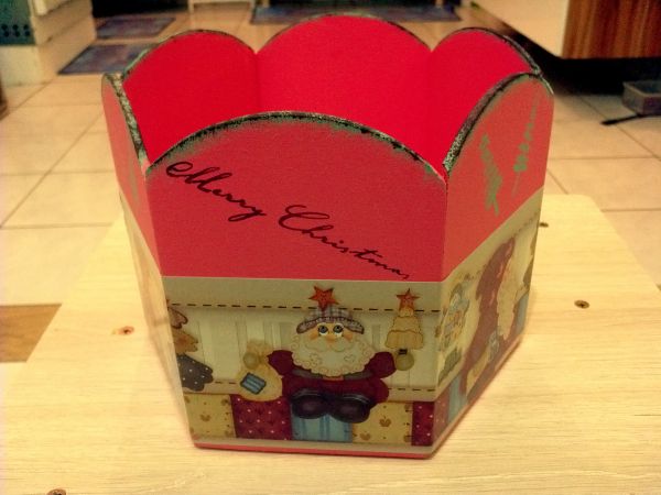 Porta Panetone Decorado