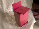Porta Absorvente com decoupagem guardanapo