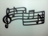 Escultura Notas Musicais
