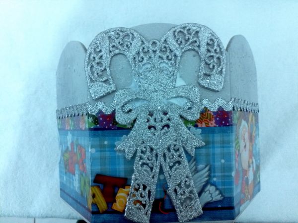Porta Panetone Decorado