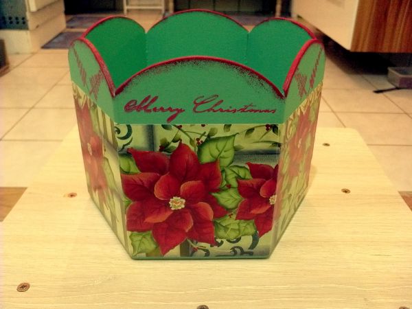 Porta Panetone Decorado