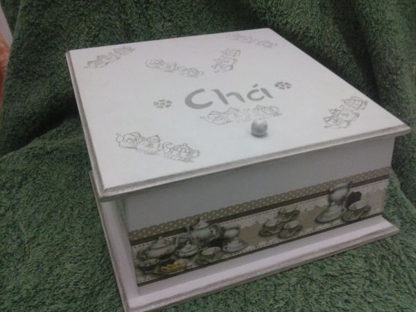 Porta Chá Decorado