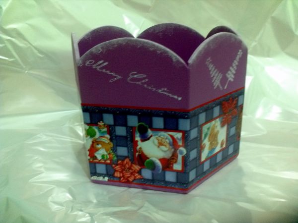 Porta Panetone Decorado