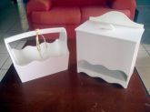 Kit Porta Fraldas e Cesta Medicamentos Branco