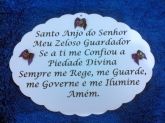Placa Oração SANTO ANJO