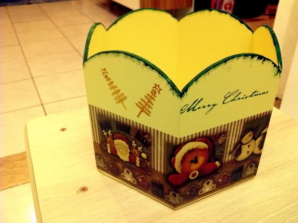 Porta Panetone Decorado