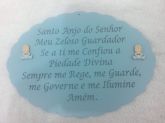 Placa Oração SANTO ANJO