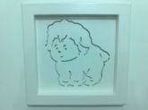 Quadro Carneirinho Branco
