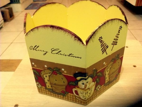 Porta Panetone Decorado
