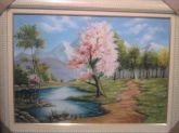 Paisagem óleo sobre tela