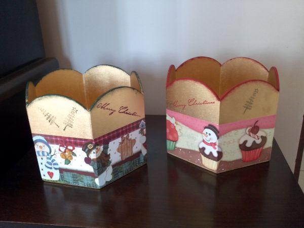 Porta Panetone Decorado