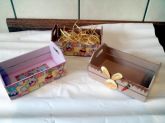Caixote Páscoa com apliques e decoupagem