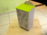 Porta Absorvente com decoupagem guardanapo